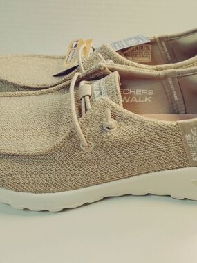 Skechers Beige Knit Slip-On Men's Casual Loafer